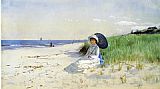 Alfred Thompson Bricher Canvas Paintings - Summer Reverie